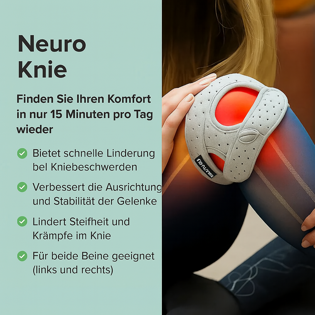 Kniescheibenbandage NeuroKnie — Richten Sie das Kniegelenk während Ihrer Bewegungen neu aus